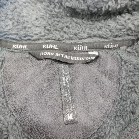 Kuhl Flight Jacket Women's Size M Fuzzy Deep Pile Fleece Full Zip Pockets Hooded - Picture 8 of 16